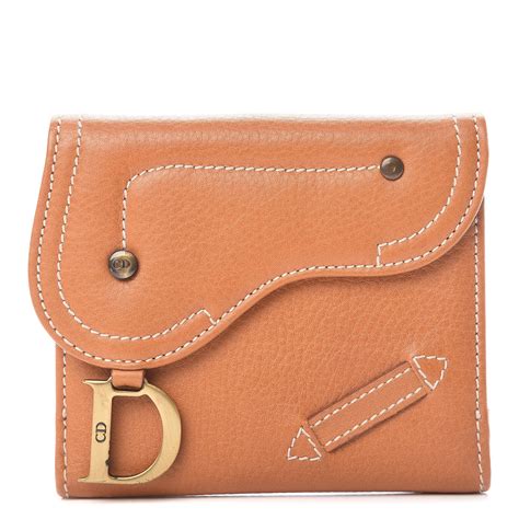 dior saddle calfskin wallet